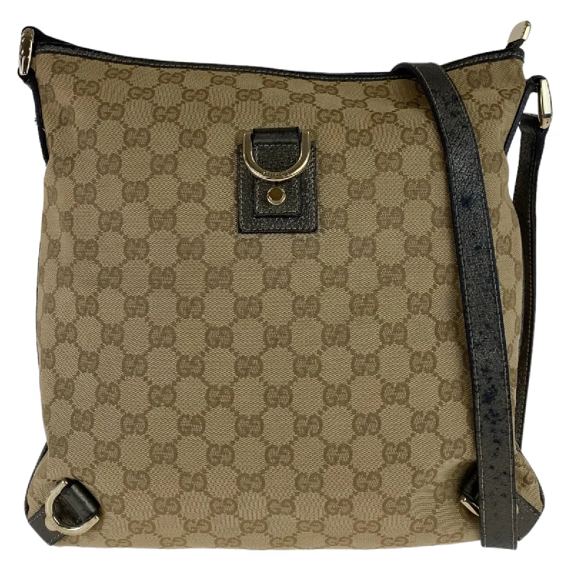 Suede Crossbody Bag in Olive Green for Fall Fashion StatementsGucci Abbey GG Canvas Leather Shoulder Bag