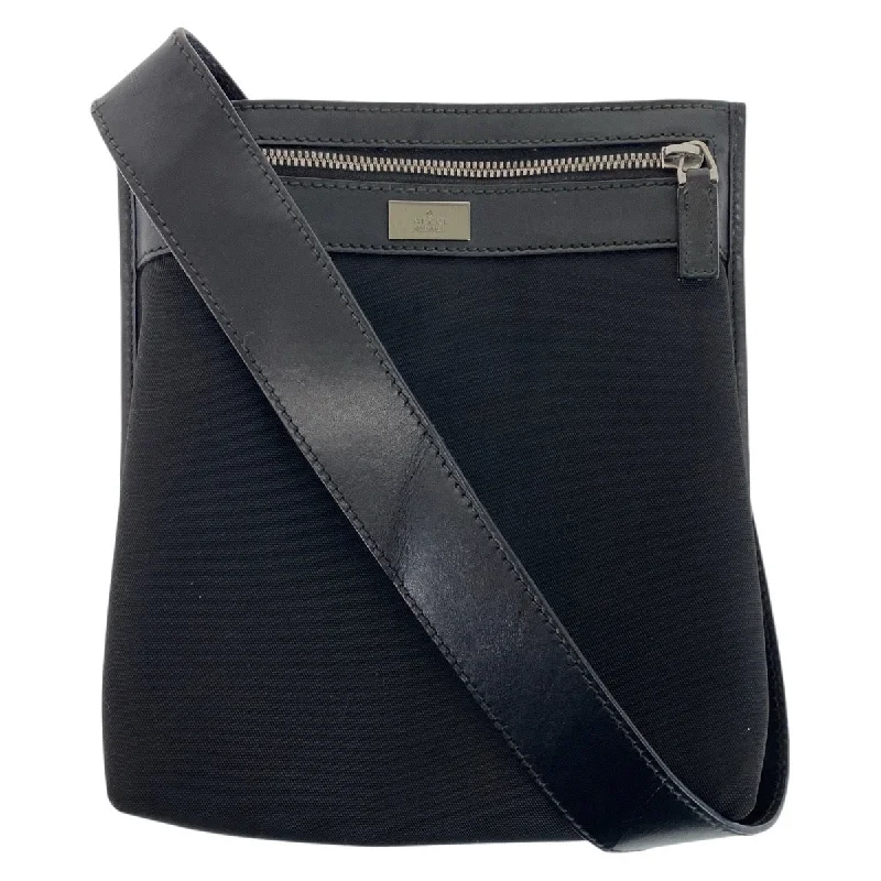 Hand - painted Canvas Crossbody Bag in Yellow for a Unique and Artistic LookGucci Canvas/Leather Shoulder Bag Pochette