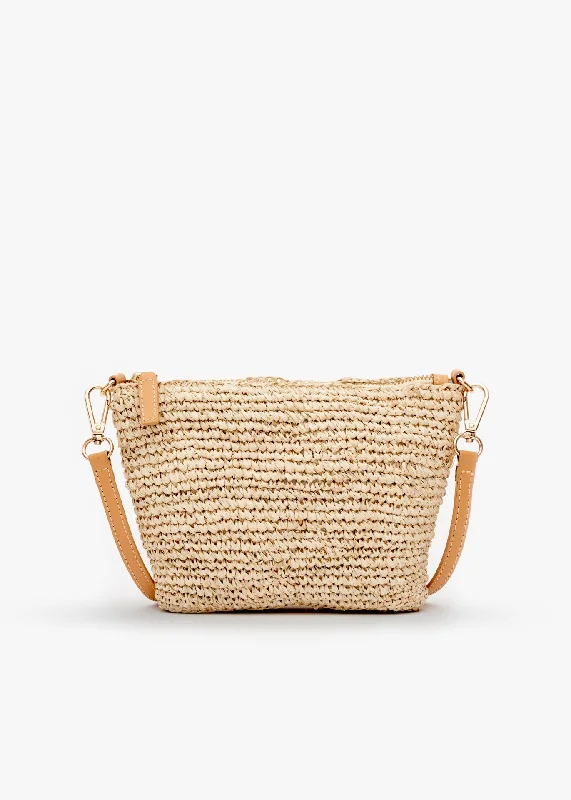 Women's Crossbody Bag with RFID - Blocking Pocket in Black for Safe TravelHarley Straw Crossbody Clutch Bag