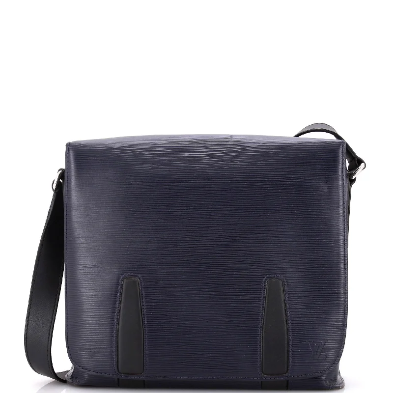 Suede Crossbody Bag in Olive Green for Fall Fashion StatementsHarrington Messenger Bag Epi Leather PM