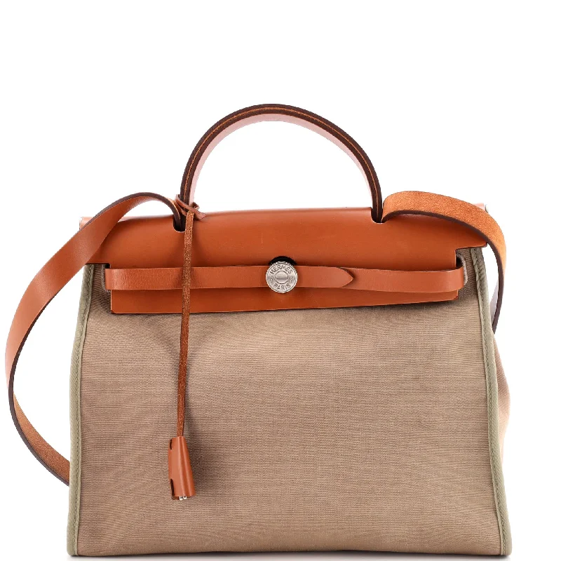 Women's Canvas Shoulder Bag in Navy with Striped Pattern for Beach TripsHerbag Zip Leather and Toile 31