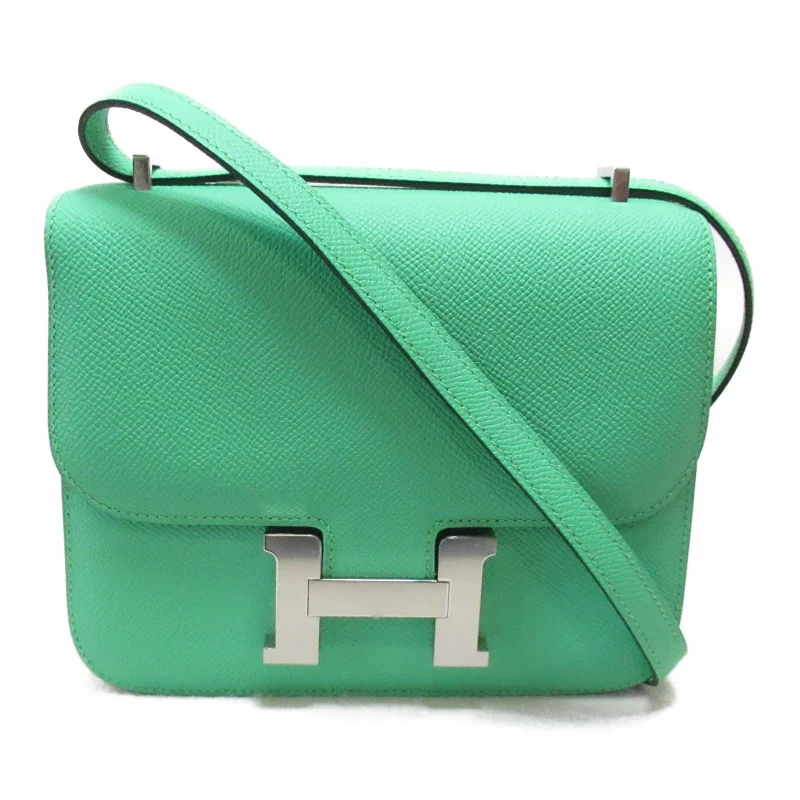 Geometric - Printed PVC Crossbody Bag in Multicolor for Trendy Street StyleHermes Constance Mini Comic Leather Shoulder Bag