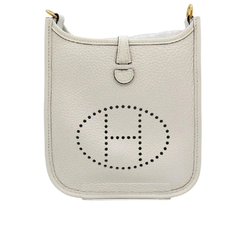 Metallic Crossbody Bag in Silver for New Year's Eve and Special CelebrationsHermes Evelyne TPM Clemence Crossbody