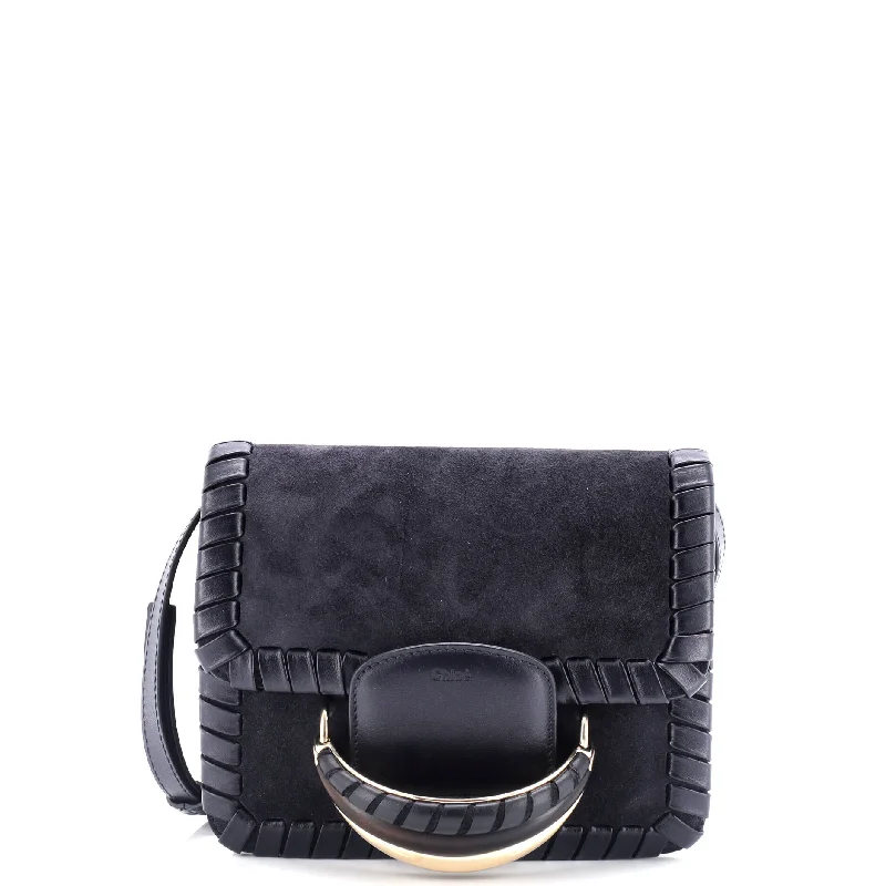 Women's Crossbody Bag with Multiple Compartments in Gray for Organized Daily UseKattie Crossbody Bag Whipstitch Suede
