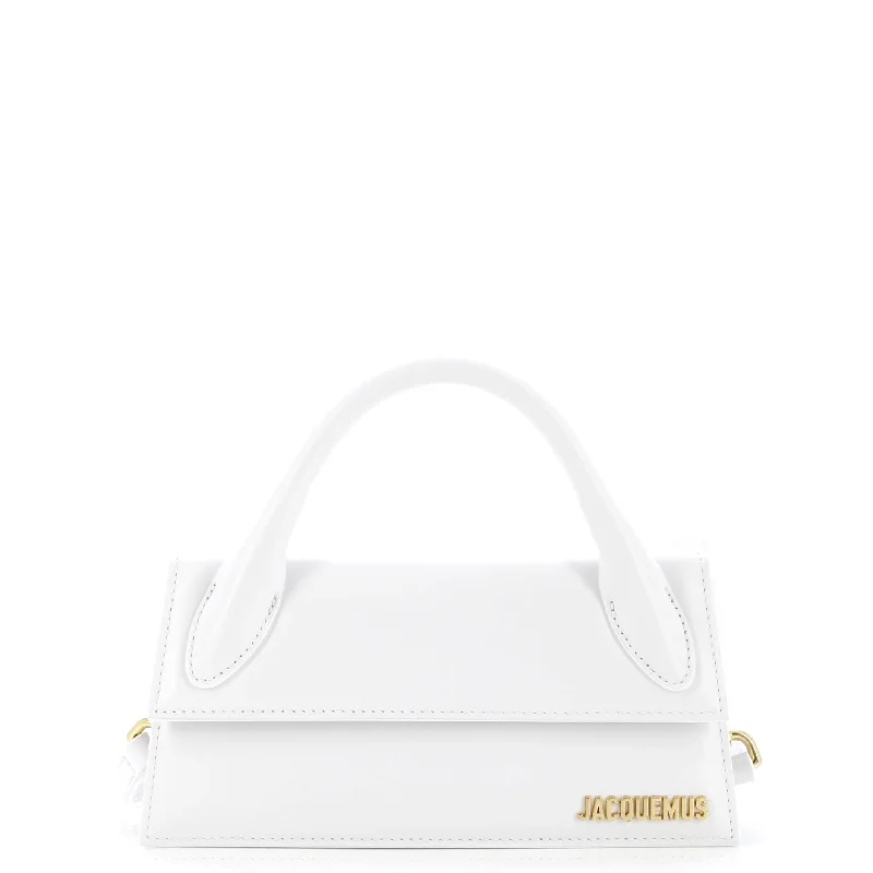 Metallic Crossbody Bag in Silver for New Year's Eve and Special CelebrationsLe Chiquito Bag Leather Long