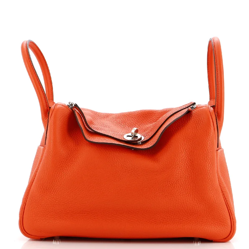 Crossbody Shoulder Bag in Black Leather with Gold Hardware for Night OutsLindy Bag Clemence 30
