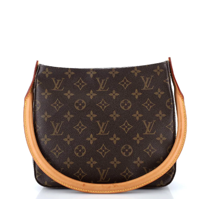 Women's Shoulder Bag with Adjustable Strap in Pink for ComfortLooping Handbag Monogram Canvas MM