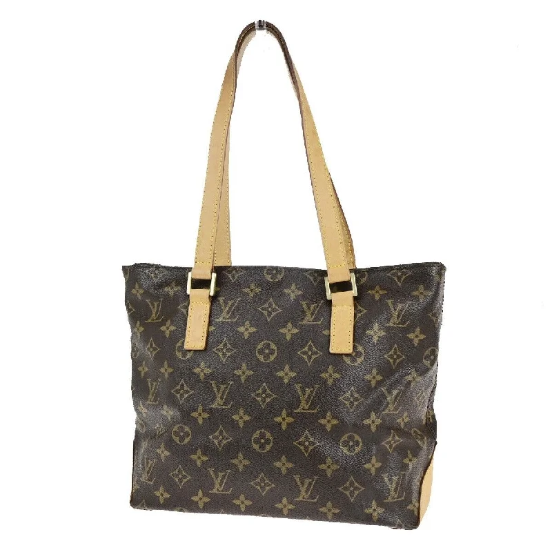 Embroidered Denim Shoulder Bag in Blue for a Vintage VibeLouis Vuitton Cabas Piano  Canvas Shoulder Bag (Pre-Owned)
