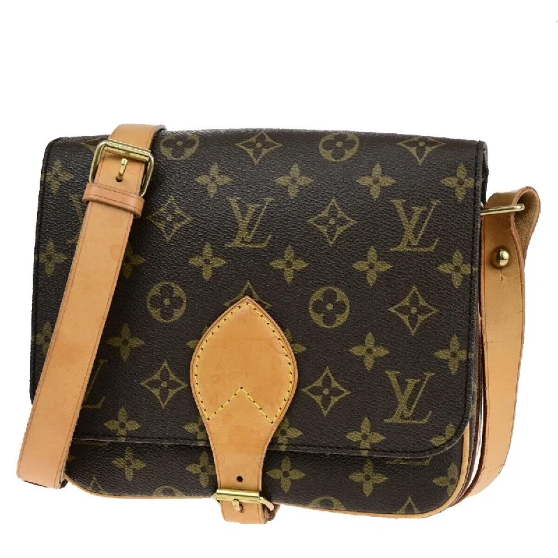 Embroidered Denim Shoulder Bag in Blue for a Vintage VibeLouis Vuitton Cartouchiere  Canvas Shoulder Bag (Pre-Owned)