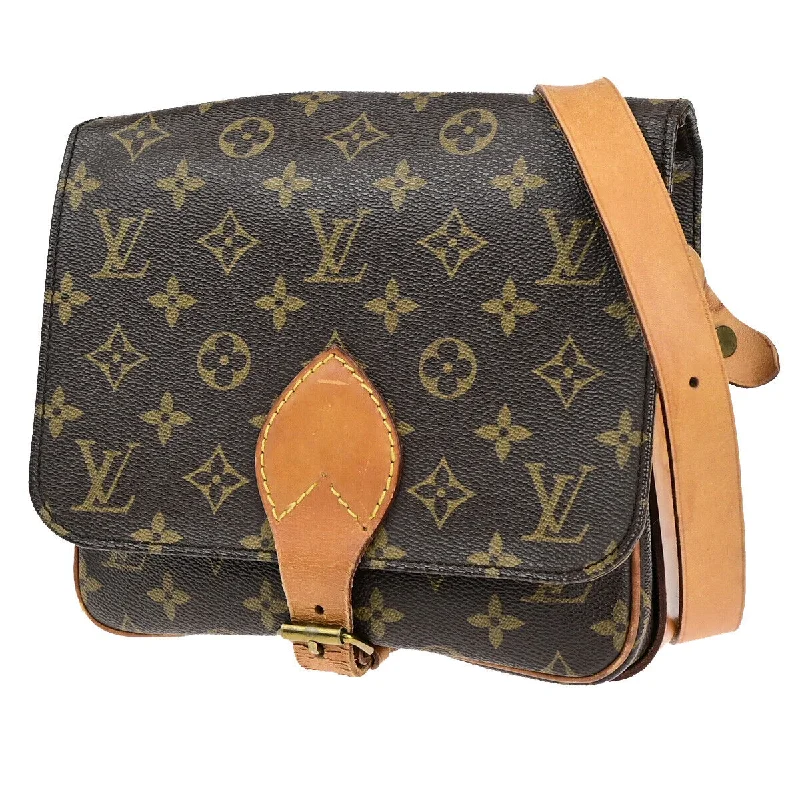 Vegan Leather Shoulder Bag in Gray for Ethical Fashion LoversLouis Vuitton Cartouchiere  Canvas Shoulder Bag (Pre-Owned)