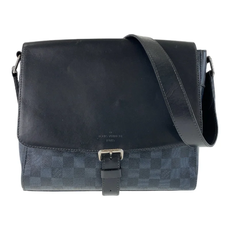 Plus - size Women's Crossbody Bag in Burgundy for Ample StorageLouis Vuitton Damier Cobalt Newport Messenger Bag
