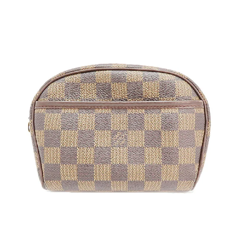 Large Faux Leather Crossbody Bag in Brown with Tassel Details for Casual TravelLouis Vuitton Damier Pochette Ipanema Shoulder Bag