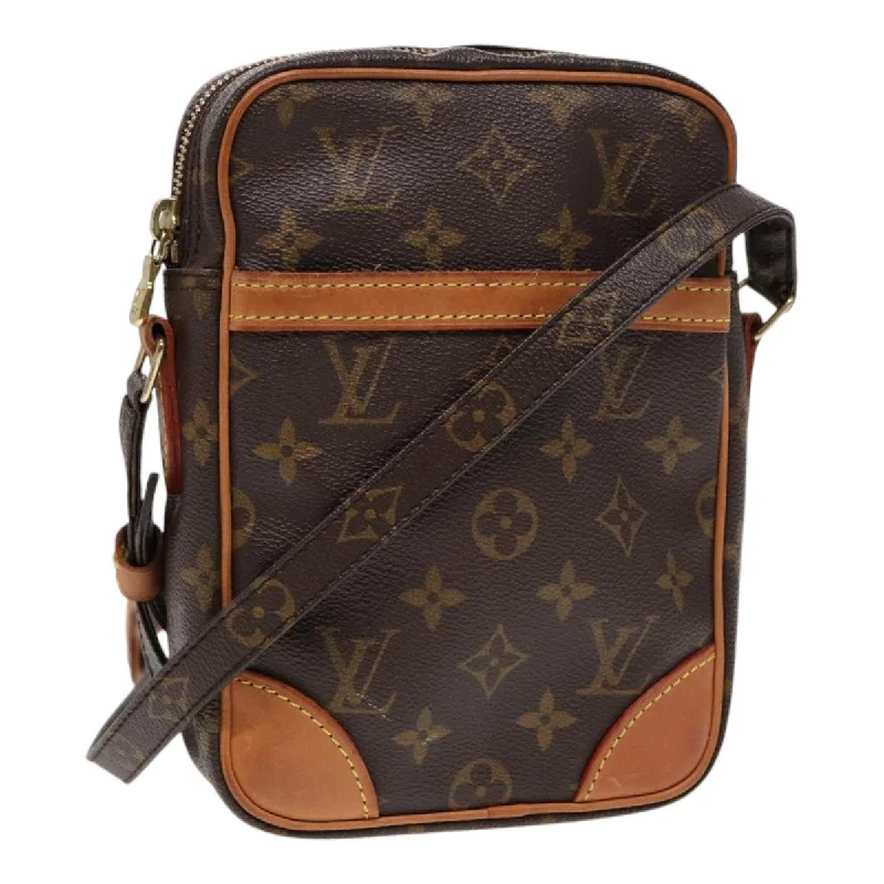 Shoulder Bag with Chain Strap in Silver for a Trendy AppearanceLouis Vuitton Danube  Canvas Shoulder Bag (Pre-Owned)