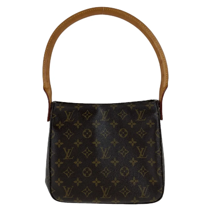 Metallic Crossbody Bag in Silver for New Year's Eve and Special CelebrationsLouis Vuitton Monogram Looping MM Shoulder Bag