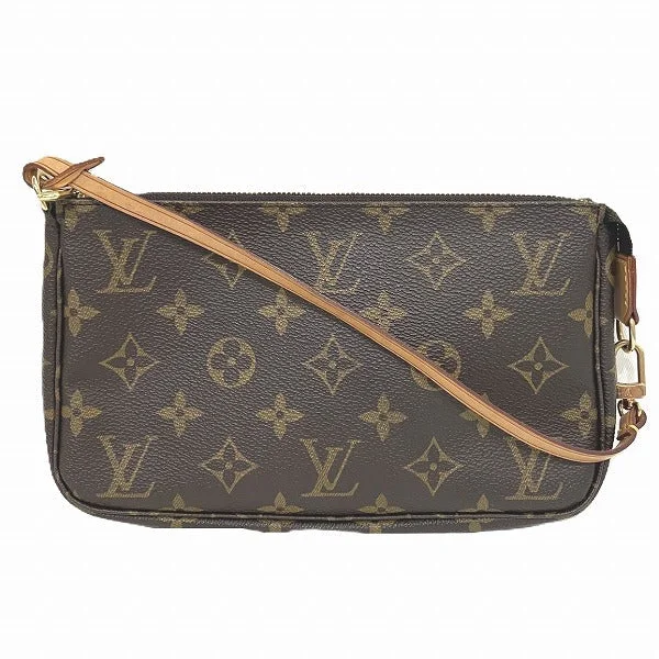 Embroidered Denim Shoulder Bag in Blue for a Vintage VibeLouis Vuitton Monogram Pochette Accessoires Bag