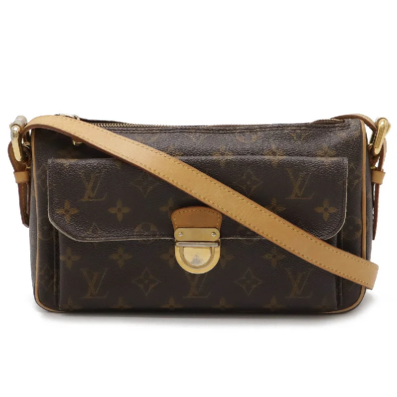 Women's Crossbody Bag with Multiple Compartments in Gray for Organized Daily UseLouis Vuitton Monogram Ravello GM Shoulder Bag