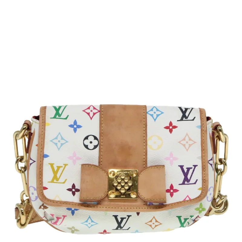 Shoulder Bag with Geometric Pattern in Multicolor for a Contemporary StyleLouis Vuitton Patti  Canvas Shoulder Bag (Pre-Owned)