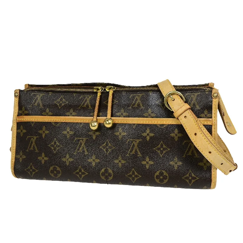 Women's Large Leather Shoulder Bag in Brown with Multiple Compartments for WorkLouis Vuitton Popincourt  Canvas Shoulder Bag (Pre-Owned)