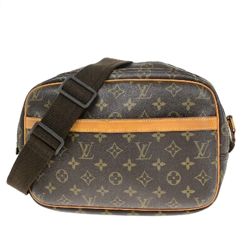 Women's Large Leather Shoulder Bag in Brown with Multiple Compartments for WorkLouis Vuitton Reporter Pm  Canvas Shoulder Bag (Pre-Owned)
