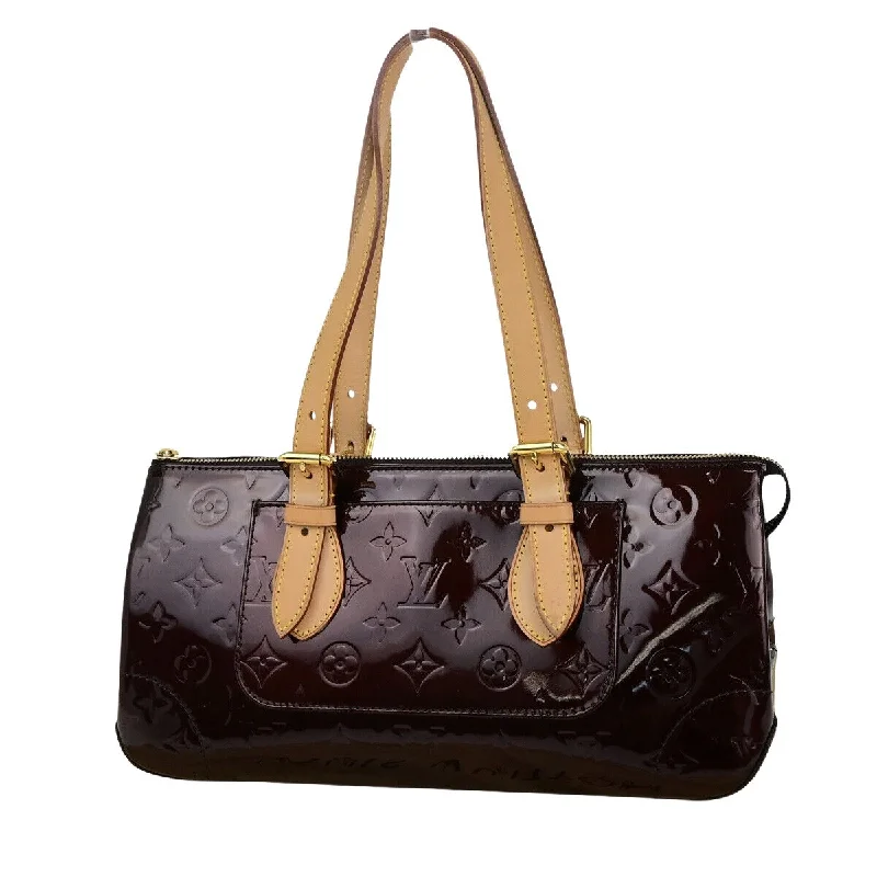 Women's Shoulder Bag with Zippered Pockets in Orange for SafetyLouis Vuitton Rosewood  Patent Leather Shoulder Bag (Pre-Owned)
