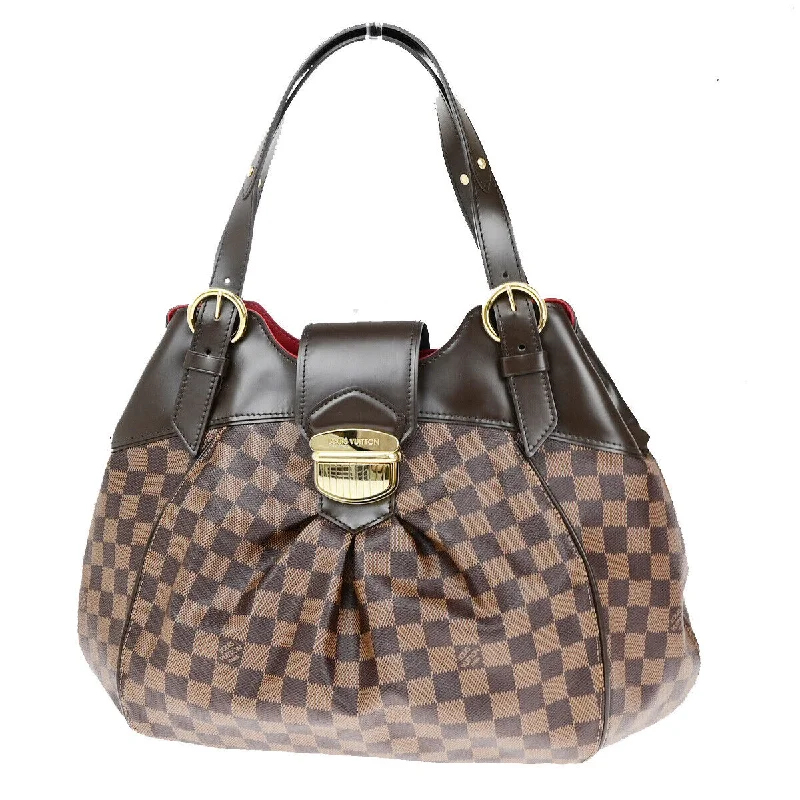 Quilted Shoulder Bag in Cream for a Classic and Elegant LookLouis Vuitton Sistina  Canvas Shoulder Bag (Pre-Owned)