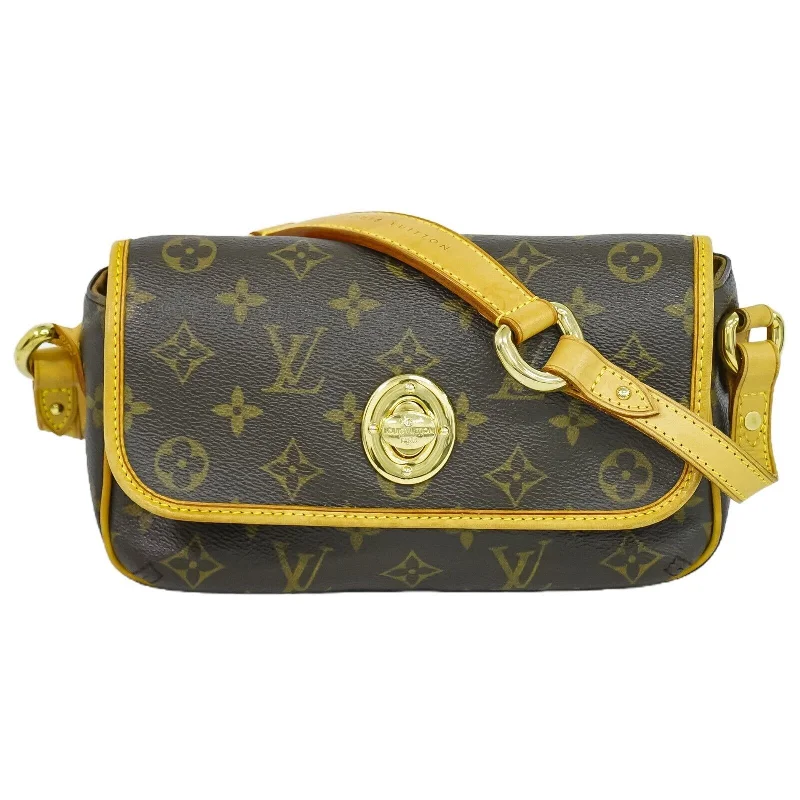 Canvas and Leather Combo Shoulder Bag in Tan for a Rustic LookLouis Vuitton Tikal   Plated Shoulder Bag (Pre-Owned)