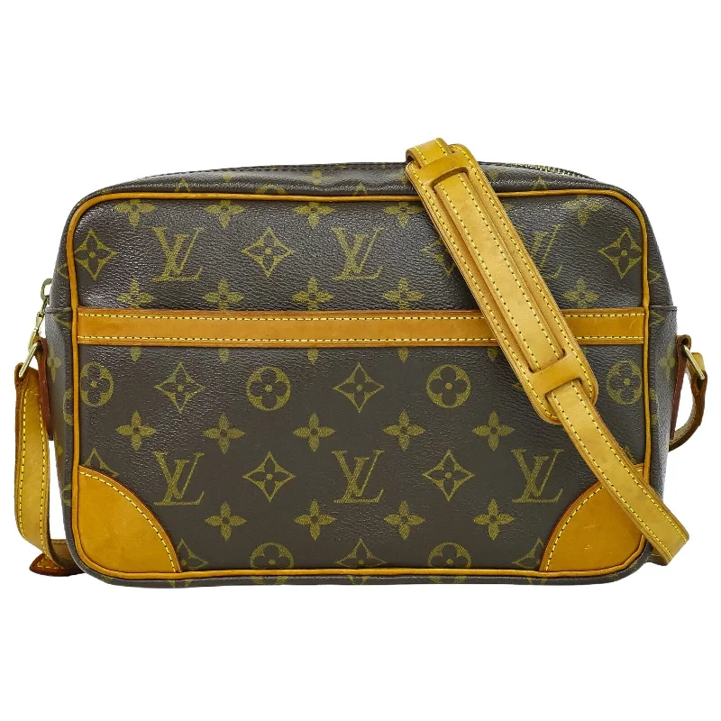 Vegan Leather Shoulder Bag in Gray for Ethical Fashion LoversLouis Vuitton Trocadéro  Canvas Shoulder Bag (Pre-Owned)