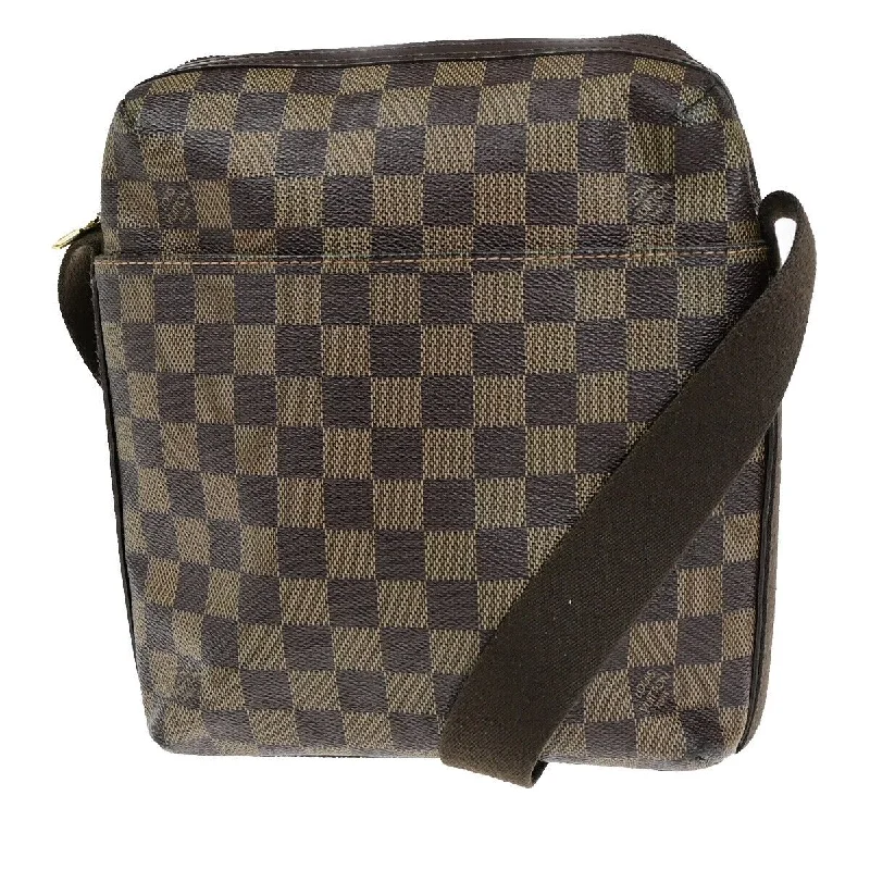 Vegan Leather Shoulder Bag in Gray for Ethical Fashion LoversLouis Vuitton Trotteur  Canvas Shoulder Bag (Pre-Owned)