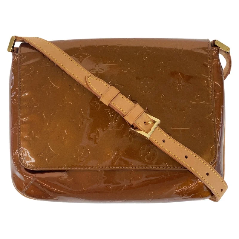 Suede Crossbody Bag in Olive Green for Fall Fashion StatementsLouis Vuitton Vernis Thompson Street Shoulder Bag