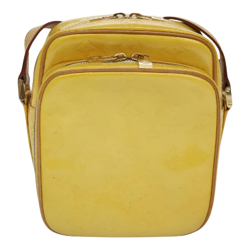 Quilted Shoulder Bag in Cream for a Classic and Elegant LookLouis Vuitton Wooster  Patent Leather Shoulder Bag (Pre-Owned)