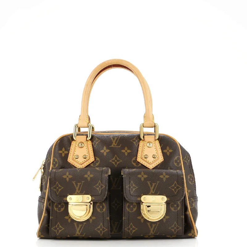 Shoulder Bag with Geometric Pattern in Multicolor for a Contemporary StyleManhattan Handbag Monogram Canvas PM