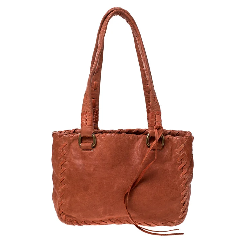 Leather Shoulder Bag with Magnetic Closure in Black for Quick AccessMiu Miu Orange Leather Small Shoulder Bag