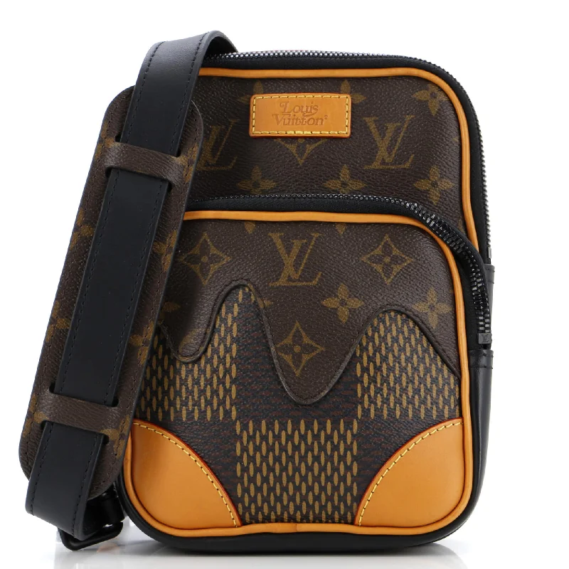 Geometric - Printed PVC Crossbody Bag in Multicolor for Trendy Street StyleNigo Amazone Sling Bag Limited Edition Giant Damier and Monogram Canvas