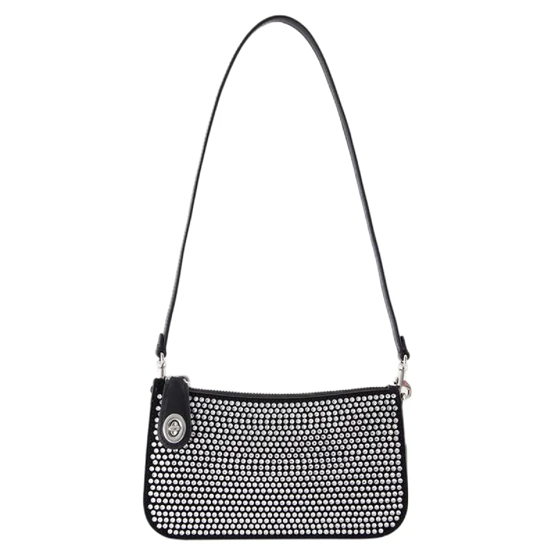 Pvc Shoulder Bag in Clear with Glitter for a Fun and Modern LookPenn Shoulder Bag - Coach - Leather - Black Pvc Shoulder Bag in Clear with Glitter for a Fun and Modern LookPenn Shoulder Bag - Coach - Leather - Black