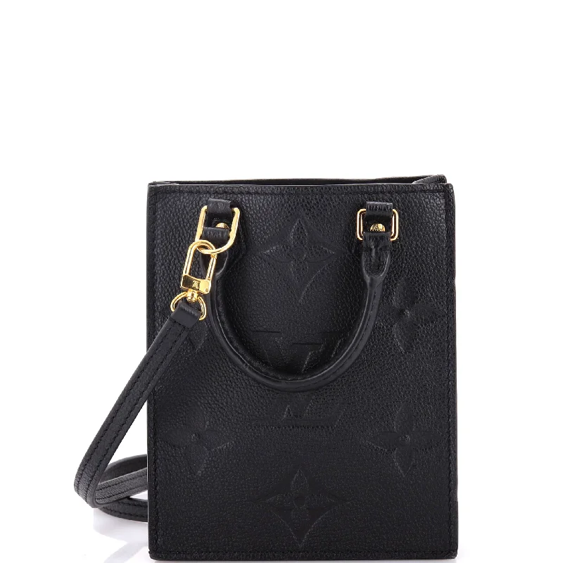 Metallic Crossbody Bag in Silver for New Year's Eve and Special CelebrationsPetit Sac Plat Bag Monogram Empreinte Giant