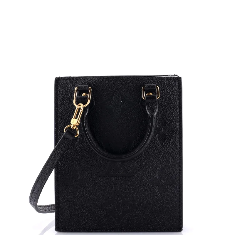 Pvc Shoulder Bag in Clear with Glitter for a Fun and Modern LookPetit Sac Plat Bag Monogram Empreinte Giant