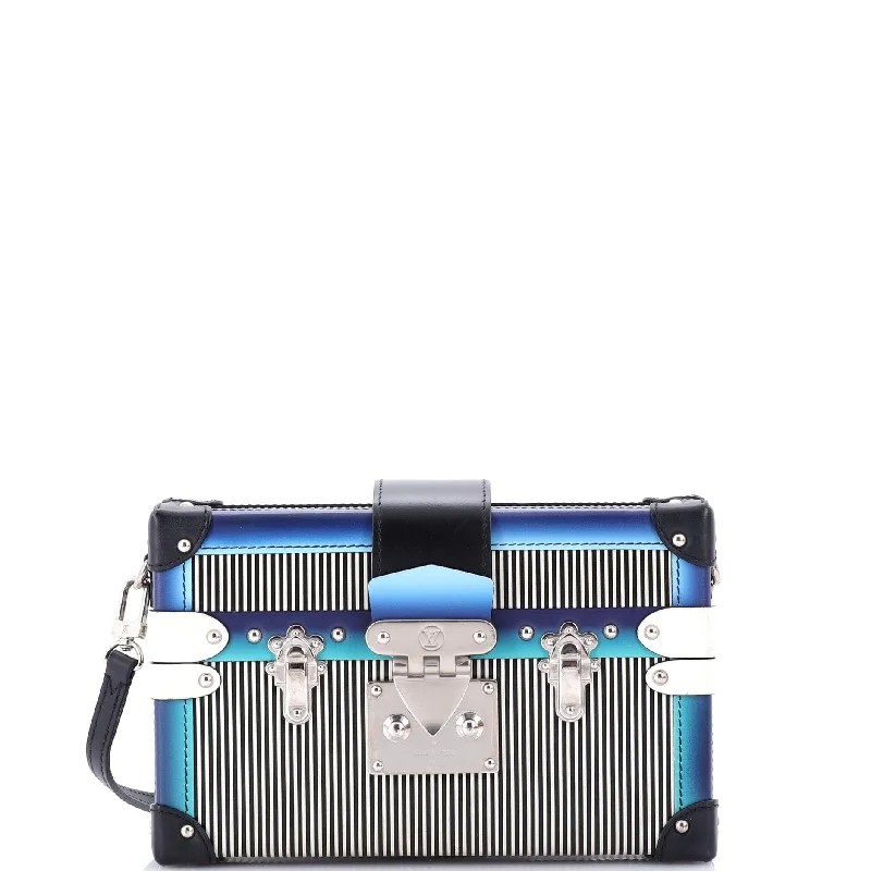Vegan Leather Shoulder Bag in Gray for Ethical Fashion LoversPetite Malle Handbag Limited Edition Printed Leather