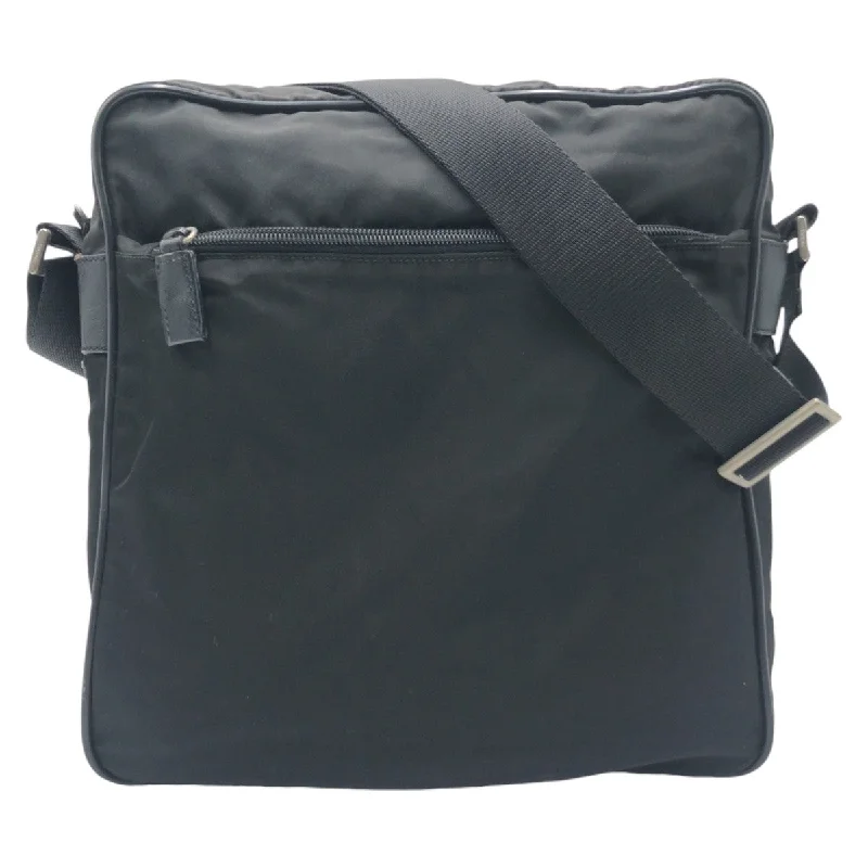Hand - painted Canvas Crossbody Bag in Yellow for a Unique and Artistic LookPrada Nylon Tessuto Triangle Logo Messenger Bag