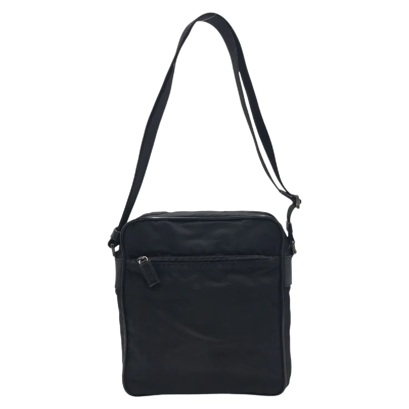 Women's Crossbody Bag with Adjustable Strap in Orange for Customizable ComfortPrada Nylon Tessuto Triangle Logo Messenger Bag