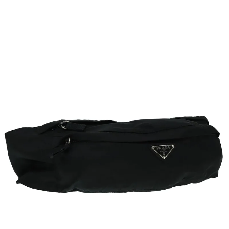 Shoulder Bag with Chain Strap in Silver for a Trendy AppearancePrada  Synthetic Shoulder Bag (Pre-Owned)