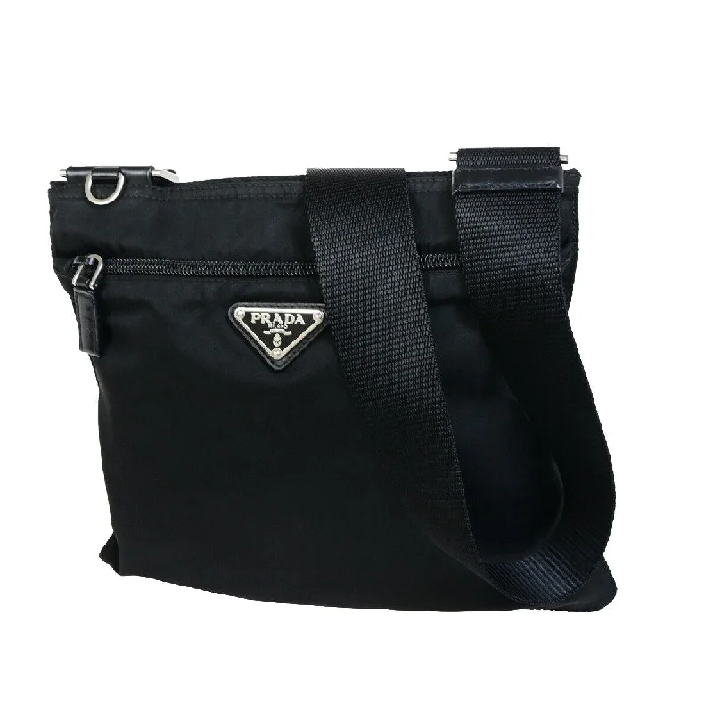 Metallic Shoulder Bag in Gold for Special OccasionsPrada  Synthetic Shoulder Bag (Pre-Owned)