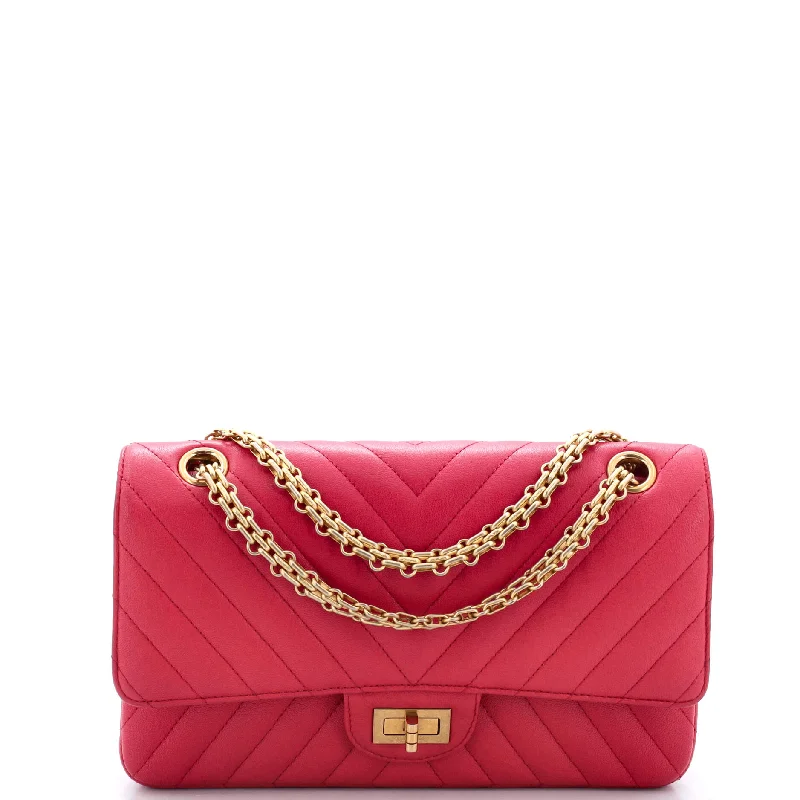 Suede Shoulder Bag in Pink with Tassel Accents for Casual OutingsReissue 2.55 Flap Bag Chevron Sheepskin 225