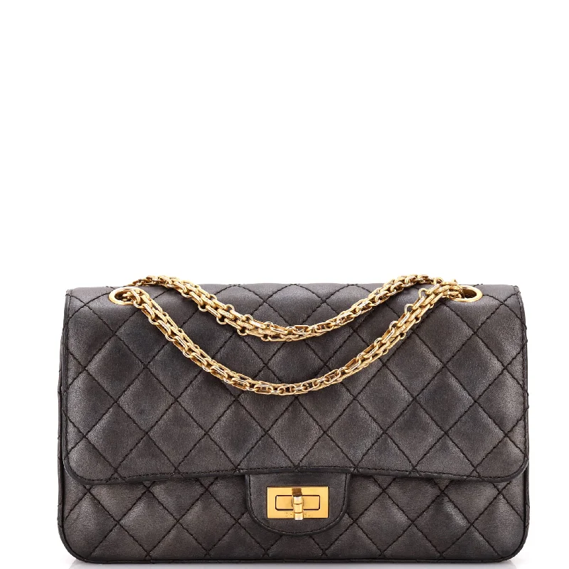 Suede Shoulder Bag in Pink with Tassel Accents for Casual OutingsReissue 2.55 Flap Bag Quilted Aged Calfskin 225