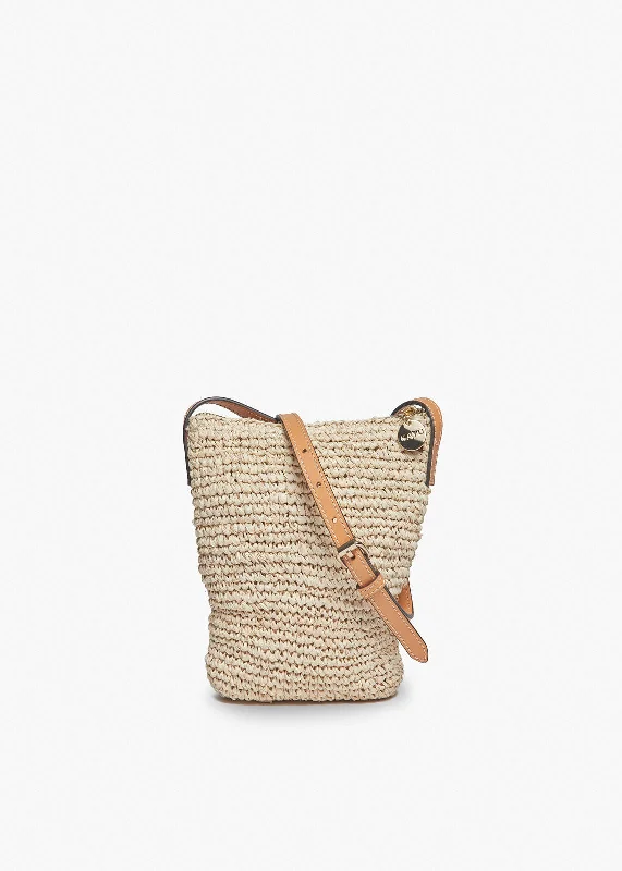 Geometric - Printed PVC Crossbody Bag in Multicolor for Trendy Street StyleRemi Straw Crossbody Bag