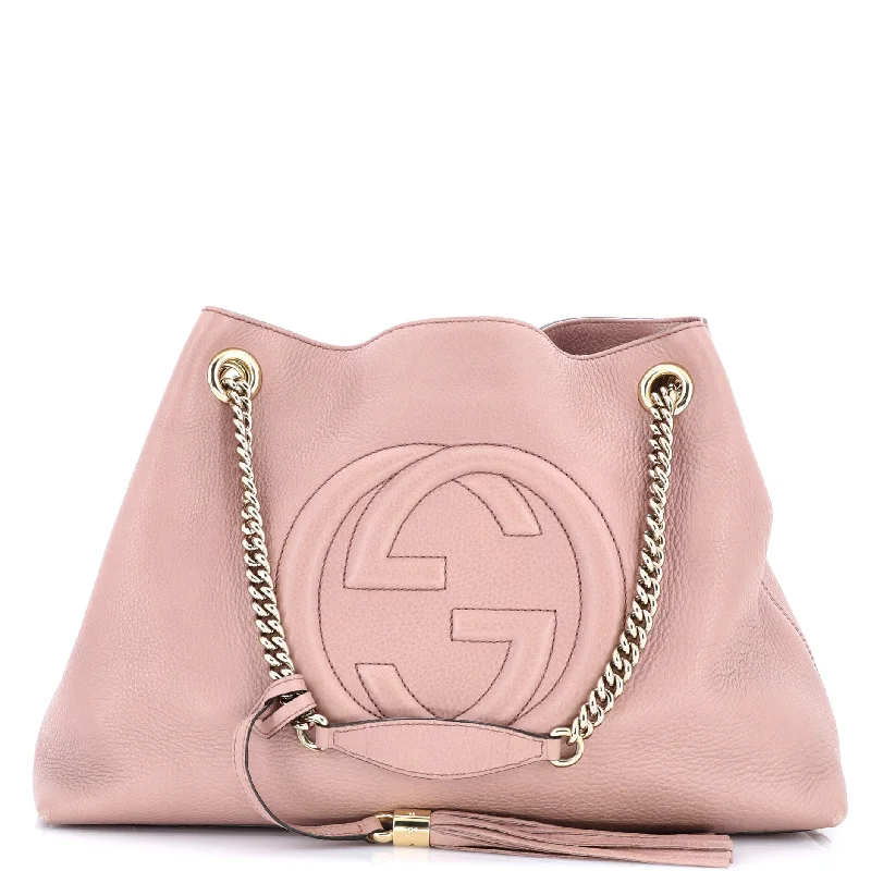 Women's Waterproof Nylon Shoulder Bag in Green for HikingSoho Chain Strap Shoulder Bag Leather Medium