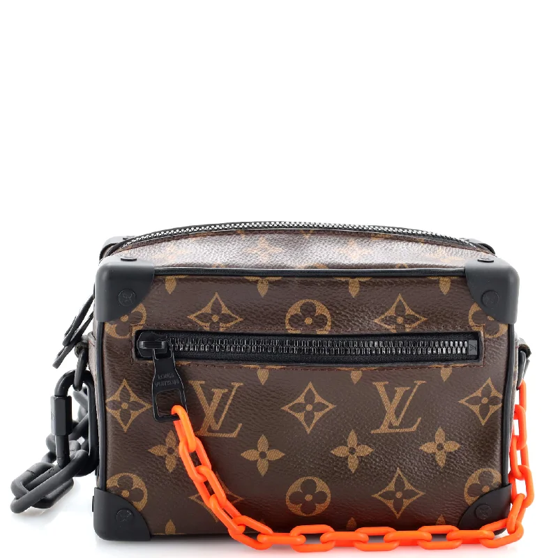 Women's Mini Crossbody Bag in Pink Velvet with Rhinestone Accents for Girls' Nights OutSolar Ray Soft Trunk Bag Monogram Canvas Mini