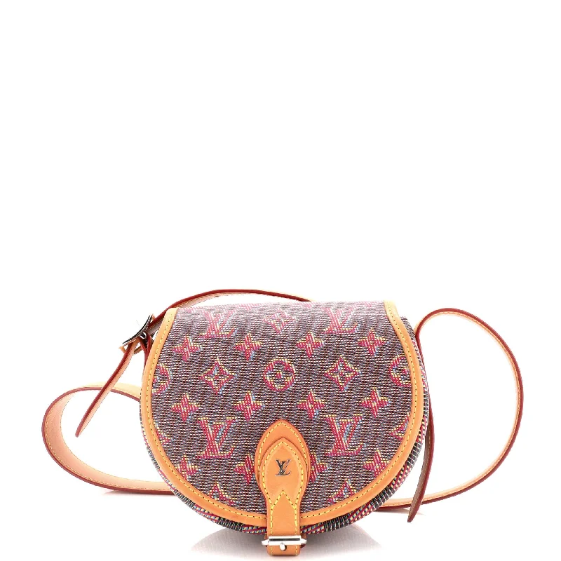 Suede Shoulder Bag in Pink with Tassel Accents for Casual OutingsTambourin NM Handbag Damier Monogram LV Pop Canvas