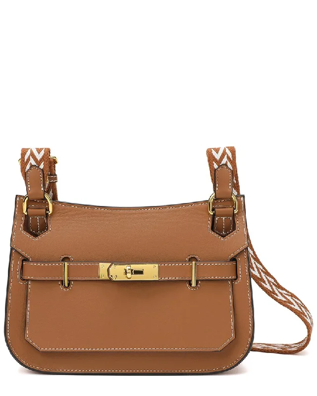Women's Crossbody Bag with Multiple Compartments in Gray for Organized Daily UseTiffany & Fred Paris Quilted Leather Crossbody