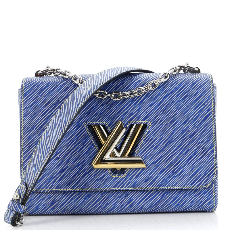 Suede Shoulder Bag in Pink with Tassel Accents for Casual OutingsTwist Handbag Epi Leather MM