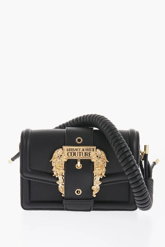 Shoulder Bag with Geometric Pattern in Multicolor for a Contemporary StyleVersace Jeans Couture Faux Leather Bag With Braided Handle And Maxi
